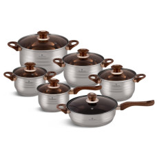 EB-1143 Набір посуду з нержавіючої сталі 12 предметів 