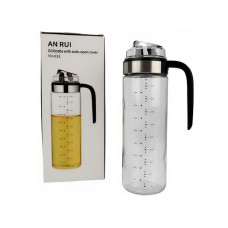 FRU-119 Диспенсер дозатор для олії оцту соусу скляна пляшка з автоматичним відкриттям 550 мл FRU-119 Диспенсер дозатор для олії оцту соусу скляна пляшка з автоматичним відкриттям 550 мл