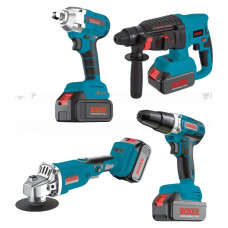 BX-187G Набір акумуляторного інструменту - Гайковерт+Шуруповерт+Перфоратор 48В BOXER BX-187G Набір акумуляторного інструменту - Гайковерт+Шуруповерт+Перфоратор 48В BOXER