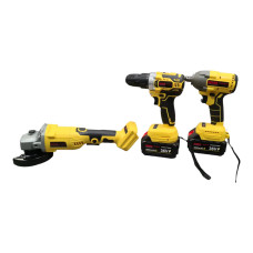 BX-189 Набір акумуляторних інструментів 3 в 1 BOXER , Гайковерт+Шуруповерт+Болгарка BX-189 Набір акумуляторних інструментів 3 в 1 BOXER , Гайковерт+Шуруповерт+Болгарка