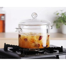 EB-19005 Каструля скляна Edenberg 1.3 л зі скляною кришкою
