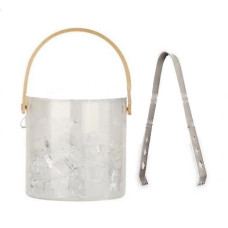 EB-19301 Відро скляне Edenberg 1300 мл для льоду зі щипцями 1300 мл