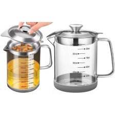 EB-19671 Резервуар скляний Edenberg для зберігання олії з кришкою та фільтром 1 л EB-19671 Резервуар скляний Edenberg для зберігання олії з кришкою та фільтром 1 л