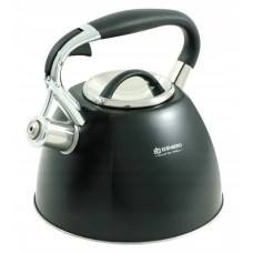 EB-1982 Чайник зі свистком 3 літра Edenberg з нержавіючої сталі Чорний