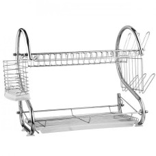 EB-2109 Сушарка для посуду Edenberg 2 яруси з нержавіючої сталі 