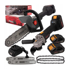BX-3313 Акумуляторна шліфмашина кутова + міні-пила BOXER , 12» 2000 Вт BX-3313 Акумуляторна шліфмашина кутова + міні-пила BOXER , 12» 2000 Вт