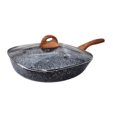 EB-3345 Сковорода з кришкою Edenberg квадратна форма з гранітним покриттям 28x5.6 см EB-3345 Сковорода з кришкою Edenberg квадратна форма з гранітним покриттям 28x5.6 см