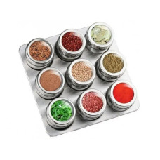 EB-3500 Набір для спецій Edenberg з нержавіючої сталі 9 в 1 магнітна основа