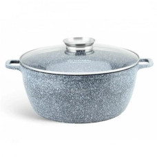 EB-3976 Каструля-казан кругла Edenberg 2.3 л 20 см литий алюміній з обох сторін гранітне покриття 