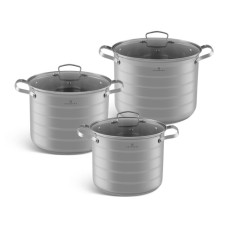 EB-535 Набір каструль Edenberg із нержавіючої сталі 6 предметів