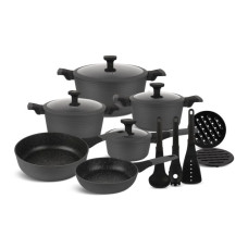 EB-5642 Набір кастрюль з мармуровим покриттям 15 предметів EB-5642 Набір кастрюль з мармуровим покриттям 15 предметів