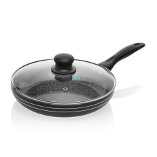 EB-764 Сковорода з кришкою Edenberg з алюмінію 20см із мармуровим антипригарним покриттям EB-764 Сковорода з кришкою Edenberg з алюмінію 20см із мармуровим антипригарним покриттям