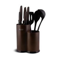 EB-7810 Набір ножів із нержавіючої сталі та кухонного приладдя Edenberg 9 предметів з підставкою EB-7810 Набір ножів із нержавіючої сталі та кухонного приладдя Edenberg 9 предметів з підставкою