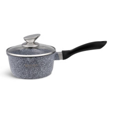 EB-8043 Ківш із кришкою Edenberg 1.3 л з гранітним антипригарним покриттям 16см