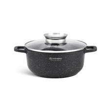 EB-8116 Каструля-казан Edenberg 2.3л з мармуровим антипригарним покриттям кришка з масляним дозатором 20см