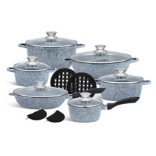 EB-8145 Набір кухонного посуду Edenberg 14 предметів з гранітним антипригарним покриттям EB-8145 Набір кухонного посуду Edenberg 14 предметів з гранітним антипригарним покриттям