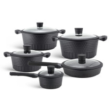 EB-9186 Набір кастрюль з мармуровим покриттям 10 предметів
