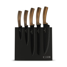 EB-964 Набір ножів із нержавіючої сталі Edenberg 6 предметів на магнітній підставці 